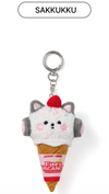LE SSERAFIM - FIM'S VACANCE WITH EARP EARP COLLABORATION Official MD Plush Keyring (Ice Cream Ver)