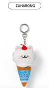 LE SSERAFIM - FIM'S VACANCE WITH EARP EARP COLLABORATION Official MD Plush Keyring (Ice Cream Ver)