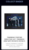 TXT - ACT : Tomorrow World Tour Official MD Collect Binder