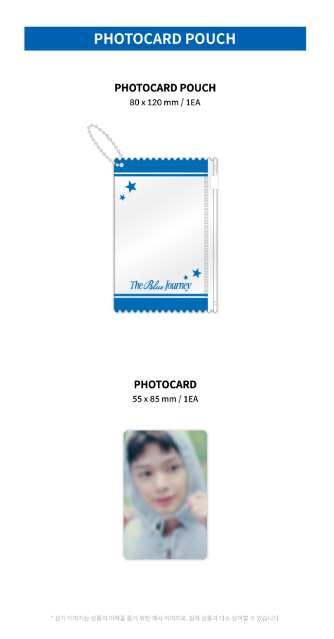 YOOK SUNG JAE - The Blue Journey 2025 Fancon Pop Up Store Official MD Photocard Pouch