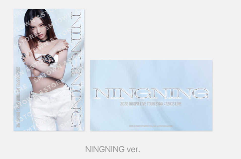 AESPA - SYNK : Aexis Line 2025 Live Tour Official MD Slogan