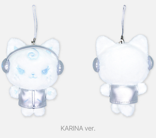 AESPA - SYNK : Aexis Line 2025 Live Tour Official MD Fanlight Doll Key Ring (Silver Ver)