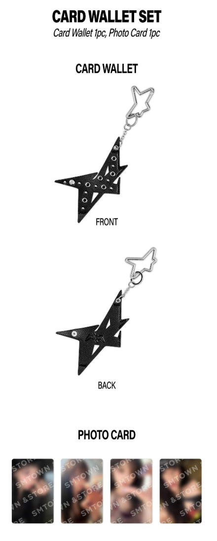 AESPA - Richman Pop Up Official MD Card Wallet Set