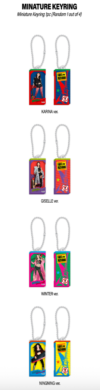AESPA - Richman Pop Up Official MD Random Miniature Keyring