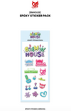 BABYMONSTER - BaeMon HOUSE Official MD Epoxy Sticker Pack