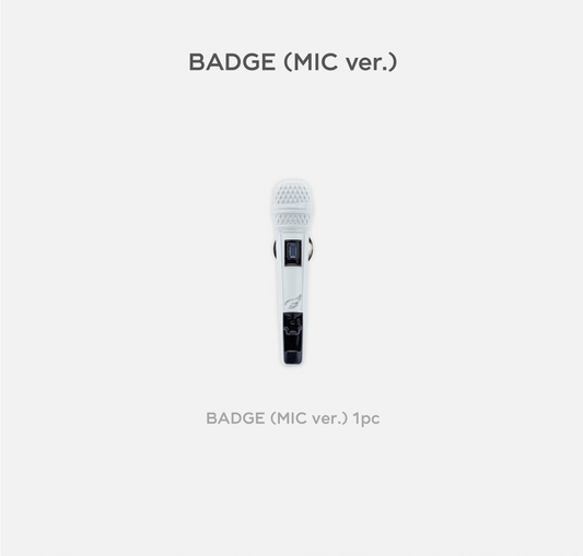 NCT DOYOUNG - Yours 2025 Encore Concert Official MD Badge (Mic Ver)