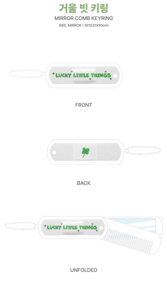 THE BOYZ - Lucky Little Things Official MD Mirror Comb Keyring