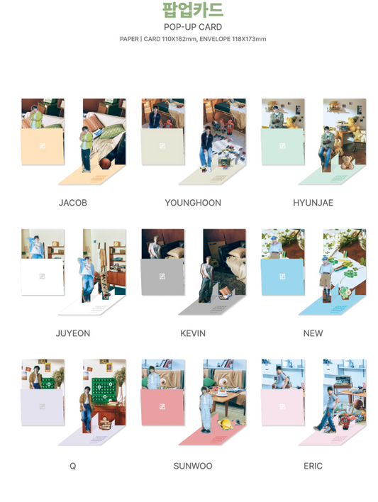 THE BOYZ - Lucky Little Things Official MD Pop-up Card