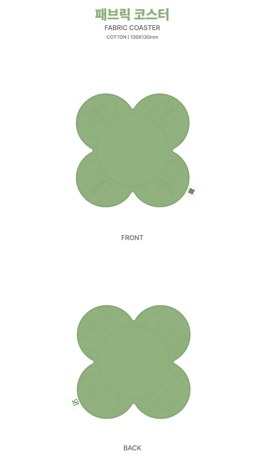 THE BOYZ - Lucky Little Things Official MD Fabric Coaster