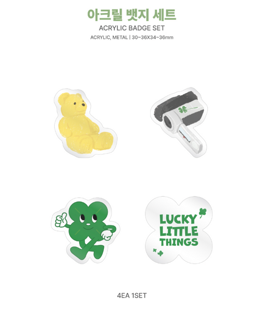 THE BOYZ - Lucky Little Things Official MD Acrylic Badge Set