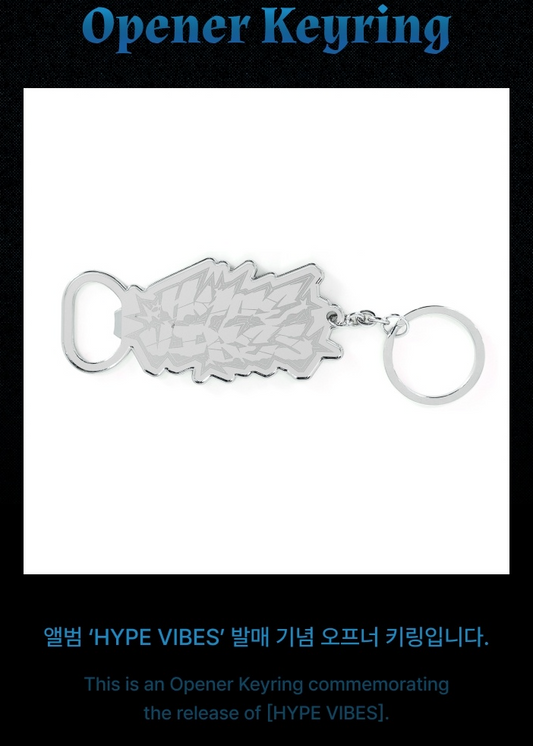SEVENTEEN S.COUPS X MINGYU - Hype Vibes Official MD Opener Keyring