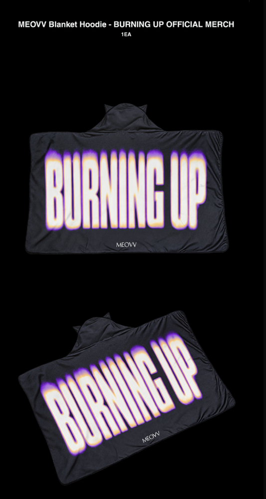 MEOVV - Burning up Official MD Blanket Hoodie