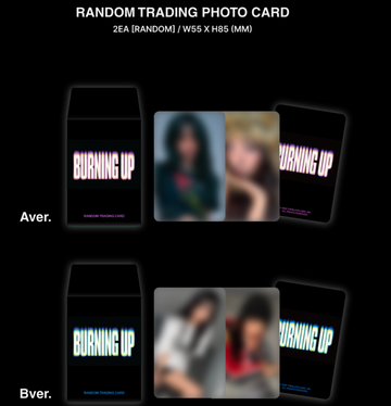 MEOVV - Burning up Official MD Random Trading Photocard – Kpop Omo