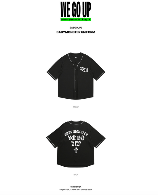 BABYMONSTER - We Go Up Official MD Uniform