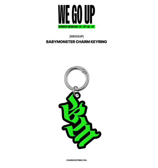 BABYMONSTER - We Go Up Official MD Charm Keyring
