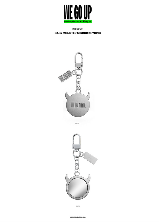 BABYMONSTER - We Go Up Official MD Mirror Keyring