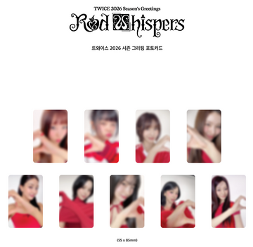 TWICE - Red Whispers 2026 Season's Greetings – Kpop Omo TWICE - Red Whispers 2026 Season's Greetings – Kpop Omo
