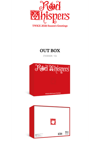 TWICE - Red Whispers 2026 Season's Greetings – Kpop Omo
