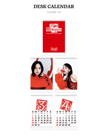 TWICE - Red Whispers 2026 Season's Greetings – Kpop Omo