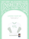 NCT WISH - Into the Wish Our Wish 1st Concert Tour Official MD Layered T-Shirt Set