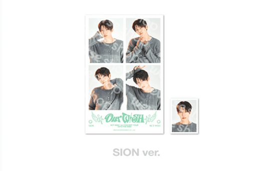 NCT WISH - Into the Wish Our Wish 1st Concert Tour Official MD 4 Cut+ID Photo Set
