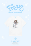 HEARTS2HEARTS - Focus 1st Mini Album Official MD T-Shirt Set
