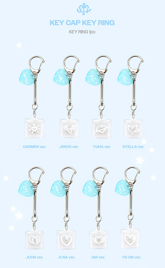 HEARTS2HEARTS - Focus 1st Mini Album Official MD Key Cap Keyring