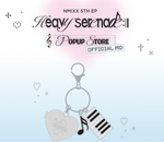 Nmixx - heavy serenade pop up store official MD Heart Pendant Keyring