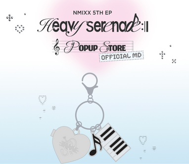 Nmixx - heavy serenade pop up store official MD Heart Pendant