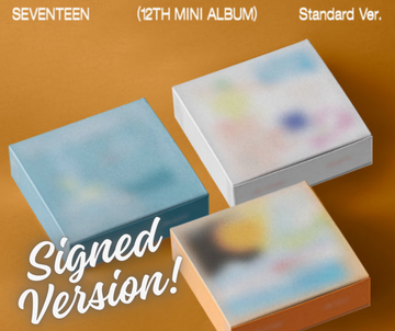 Seventeen 12th Mini Album - I Felt Helpless (SIGNED CARD Version)