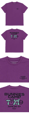 Newjeans - Bunnies Camp 2024 Tokyo Dome Official MD T-Shirts (Purple)