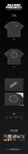 Allday project 1st ep official md t-shirt set