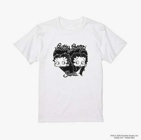 Twice Sana - Betty Boop X Sana Official Md T-shirt (white)