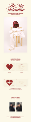 Taeyang - 2026 be my valentine official md scratch card set