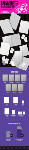 BabyMonster 1st Album - Drip