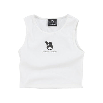 Blackpink - blackpink x my melody vol.2 official md crop tank top (white)