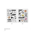 Stray Kids - This & That Pop Up Official Md Tattoo Sticker