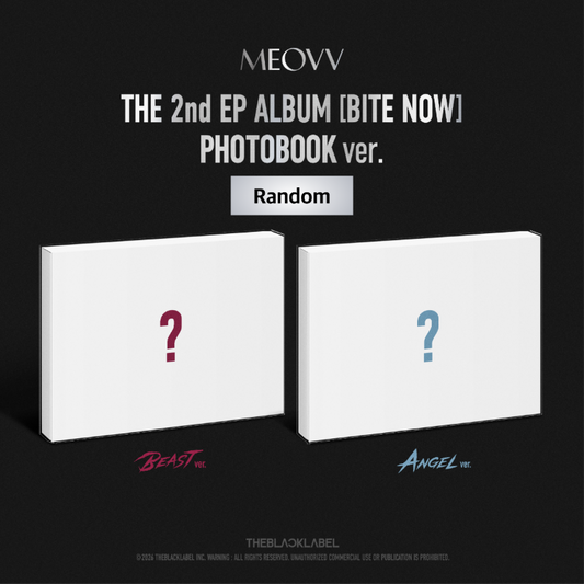 Meovv - bite now 2nd ep album tbl gift photobook ver random