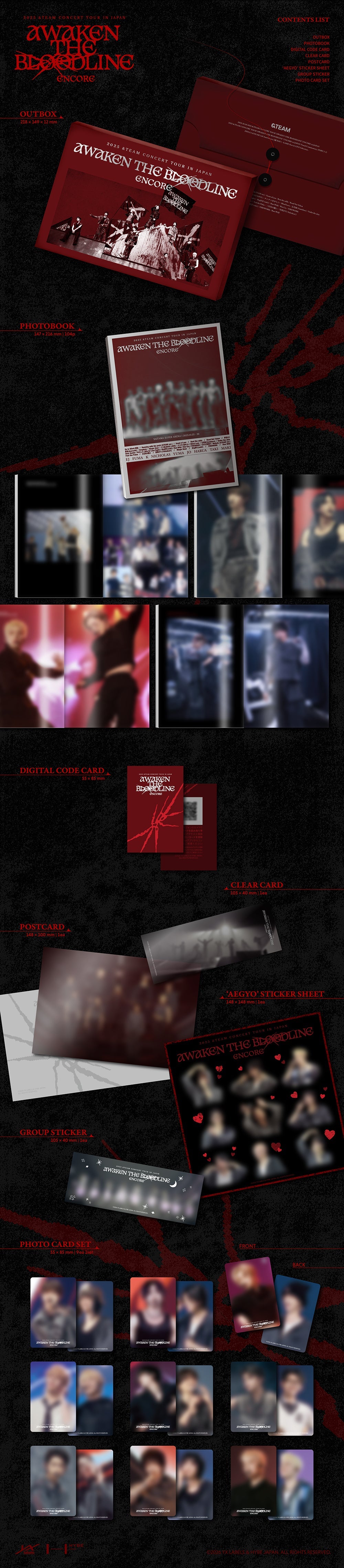 &team - awaken the bloodline concert tour encore in japan blu-ray