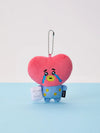 BTS x BT21 - Today’s Face Teardrop Plush Keyring