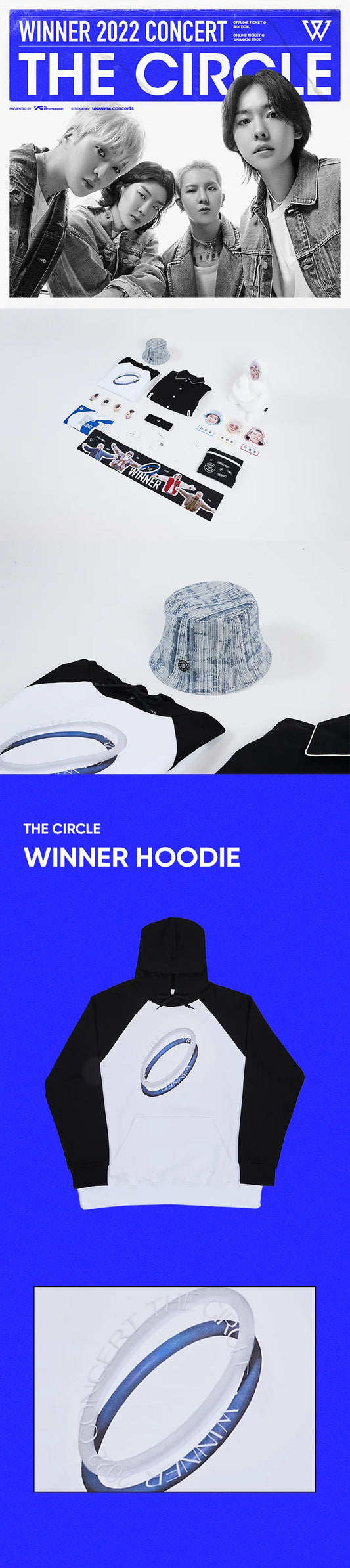 Winner - The Circle 2022 Concert Official MD Hoodie