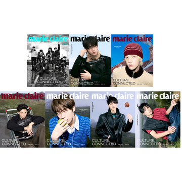 Enhypen - Marie Claire Magazine 2026 November Issue Cover Set