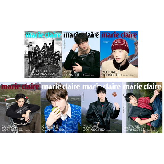 Enhypen - Marie Claire Magazine 2026 November Issue Cover Set