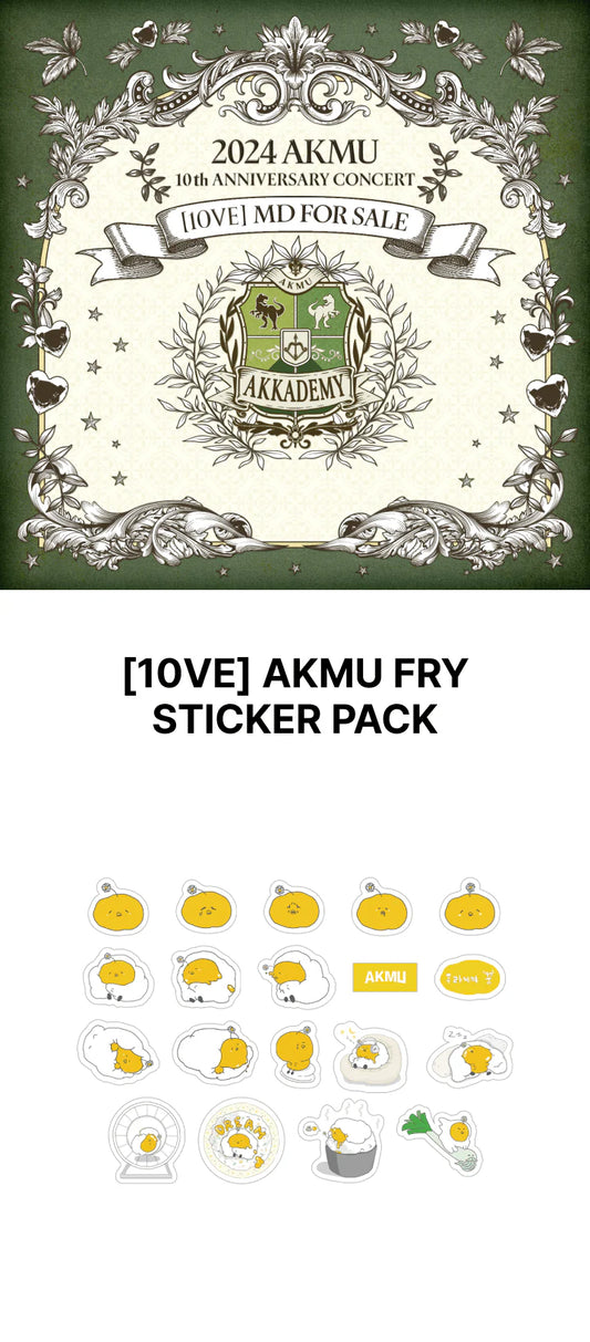 AKMU - 10VE 2024 Concert Official MD Fry Sticker Pack