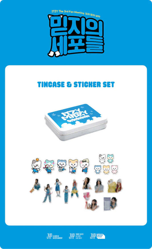 Itzy - Itzy X Twinzy Pop up Store Official MD Tincase & Sticker Set