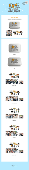 EXO - EXO's travel the world on a ladder official md tin case set