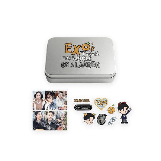 EXO - EXO's travel the world on a ladder official md tin case set