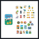 Riize - Riize x Kakao Friends Official MD Tincase Sticker Pack