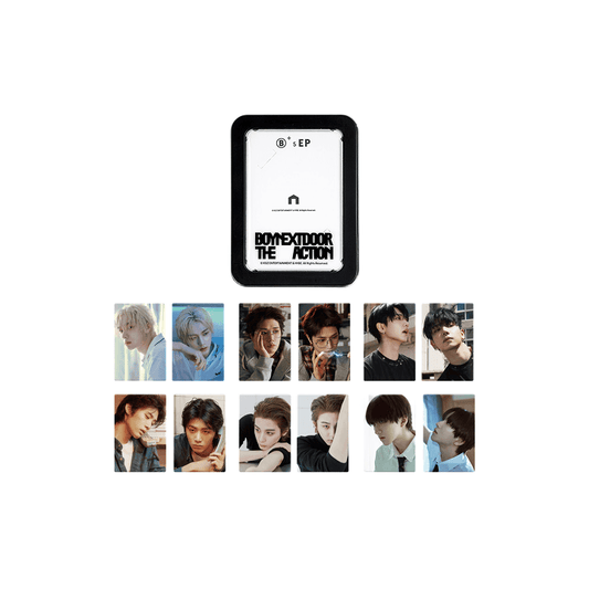 Boynextdoor - the action official md lenticular mini card tin case set