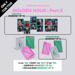 Ateez - Golden Hour : Part.5 14th Mini Album Toktoq Gift Toktoq Set